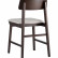 Комплект из двух стульев Stool Group ODEN мягкая тканевая серая обивка