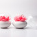 Контейнер для хранения ватных палочек Lotus, белый/розовый