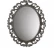 Зеркало отделка кремовый полуматовый лак (Cipria) GC.MR.SR.30