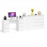 Мори Стол компьютерный МС-2 + Комод МК1600.1, цвет белый, ШхГхВ 295,8х50х94 см., универсальная сборка