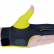 Перчатка бильярдная "Ball Teck 3" (черно-желтая, вставка замша), защита от скольжения