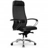 Кресло для руководителя Samurai SL-1.04 MPES черный плюс, сетчатая спинка