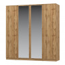 Шкаф 4-х дверн с зеркалом STERN (НКМ) лдсп Дуб Вотан