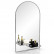 Зеркало 126П2 серебро, ШхВ 46х80 см., зеркало для ванной комнаты, две полочки