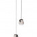 162FL-62022 Светильник подвесной d.20см, металл цвет серебро