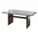 Обеденный стол отделка шпон ореха F (V36F), серый глянцевый лак (8С) MDI.DT.AV.18
