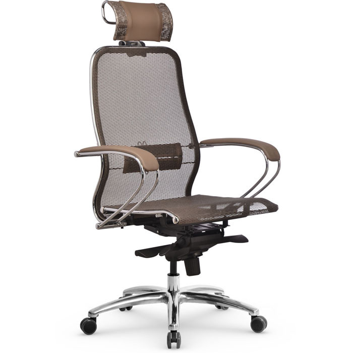 Кресло для руководителя Samurai S-2.04 MPES светло-коричневый, сетка