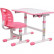 Комплект парта + стул трансформеры FunDesk Acacia pink cubby