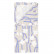 Набор из двух муслиновых полотенец с принтом Полярный цветок из коллекции Scandinavian touch, 50х70 см
