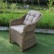 ISK-S Комплект обеденный плетеный (1 стол, 4 кресла) ISCHIA (ИСКЬЯ) из искусственного ротанга, пшеничный меланж