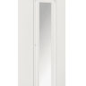 Шкаф угловой с зеркалом Ассоль АС-522 (правый) мдф мат Белое дерево