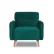 Кресло Хюгге 790х900 h860 Велюр Formula 668 Зелёный