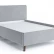 Кровать Ванесса (140 х 200) Светло-серый