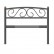 Кровать односпальная Валерия с изножьем (90х200/металлическое основание) Красный лак