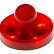 Бита для аэрохоккея LED "Atomic Top Shelf / Lumen-X Laser" (красная) D96 mm
