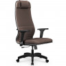 Кресло для руководителя Метта L 1m 38K2/2D светло-коричневый, MPES, топ-ган, крестовина пластик