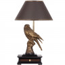 Настольная лампа с бюро Соколиная охота с абажуром №38 Мокко