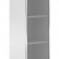 Шкаф колонка со стеклянной дверью в алюминиевой раме (L) и топом XMC 42.7(L) Белый 432х432х1190 XTEN