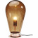Лампа настольная Bulb, коллекция "Лампочки" 22*43*22, Сталь, Стекло, Медный