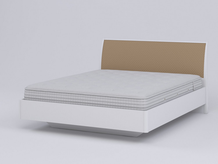 Кровать Fashion с ящиком и подъемным механизмом, спальное место 160*200 , ткань ромб бежевый
