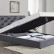 Кровать с подъемным основанием HALMAR ANNABEL 160 (серый)