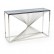 Консольный столик HALMAR KN4 (каркас - серый, стекло - дымчатый)
