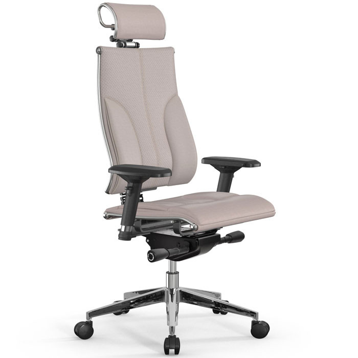 Кресло для руководителя МЕТТА Y 3DE B2-10D - Infinity светло-бежевый
