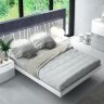 Кровать FENICIA 606 (160 х200) белый/серый без ящика для белья