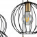 Подвесной светильник Escada Escada 10176/6 E27*60W Black/Brass