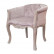 Низкие кресла для дома Kandy pink velvet