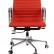 Кресло Eames Ribbed Office Chair EA 117 красная кожа