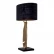 Настольная лампа Foglia отделка состаренная латунь Vintage, черный гранит, черный абажур EH.L-4.LT.2211  EH.L-4.LT.2211