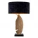 Настольная лампа Foglia отделка состаренная латунь Vintage, черный гранит, черный абажур EH.L-4.LT.2211  EH.L-4.LT.2211