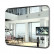 Зеркало 053Ф, ШхВ 60х50 см., зеркало с полным фацетом, толщина зеркала 4 мм., горизонтальное или вертикальное крепление