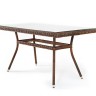 Обеденный стол &quot;Латте&quot; 140 см, коричневый