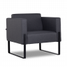 Кресло Тренд 800х780 h780 Искусственная кожа P2 euroline  995 (серый)
