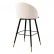 Барный стул Cooper (2 штуки) отделка черного цвета, латунь, кремовая ткань Boucle  EH.BST.CS.2297