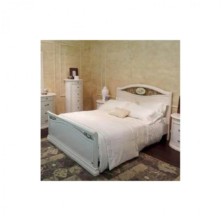 Кровать Siena Avorio Ferro Camelgroup, 160 см с изножьем   112LET.05AV