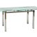 Стол SIGNAL GD017 (прямоугольный, хром, стекло - белый)