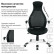 Кресло офисное BRABIX PREMIUM «Genesis EX-517», пластик белый, ткань/экокожа/сетка черная, 531573