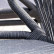 Плетеный стул "Милан" из роупа (веревки), каркас темно-серый, цвет темно-серый