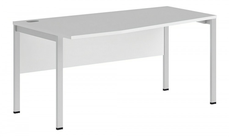 Стол письменный XMCT 169(L) Белый/Алюминий 1600х900х750 XTEN-M