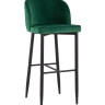 Барный стул Stool Group Оскар велюр изумрудный, обивка из практичной и устойчивой к истиранию мебельной велюровой ткани,