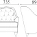 Кресло отделка серебряное напыление (silver plated B), ткань серебристо-серый велюр (Moki-51) FB.ACH.MES.675