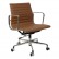 Кресло Eames Ribbed Office Chair EA 117 коричневая кожа