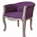 Низкие кресла для дома Kandy purple v2