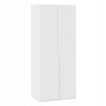 Шкаф для одежды с 2 глухими дверями «Порто» (580) (Белый жемчуг/Белый софт)