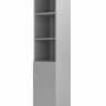 Шкаф колонка с глухой малой дверью SR-5U.5(R) Серый 386х375х1815 SIMPLE