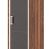 Шкаф-колонка высокая со стеклянной дверью в AL-рамке B 431.8 Орех Даллас 475х450х2054 BORN
