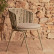 Saconca Садовый стул из шнура и стали с бежевой окраской